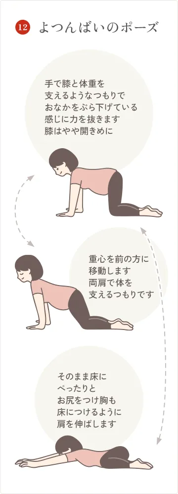 よつんばいのポーズ